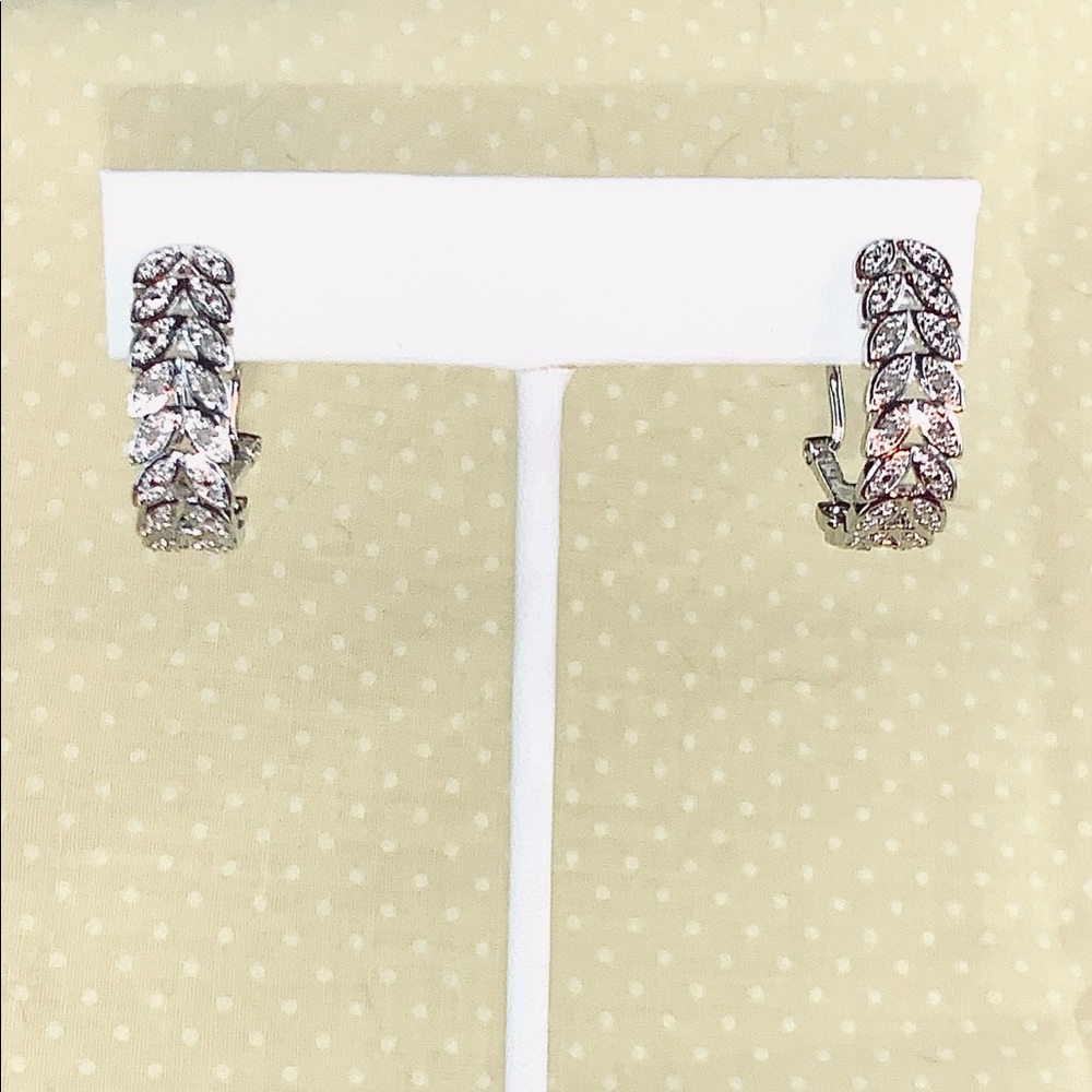 Diamond Accent Hoop Earrings